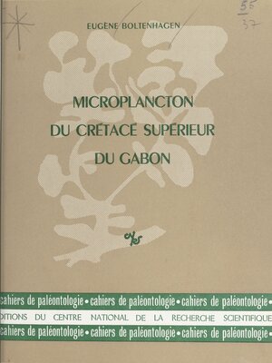 cover image of Microplancton du crétacé supérieur du Gabon